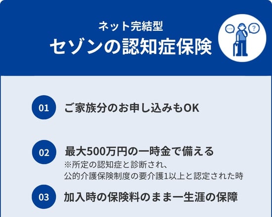 セゾンの認知症保険