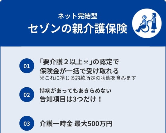 セゾンの親介護保険