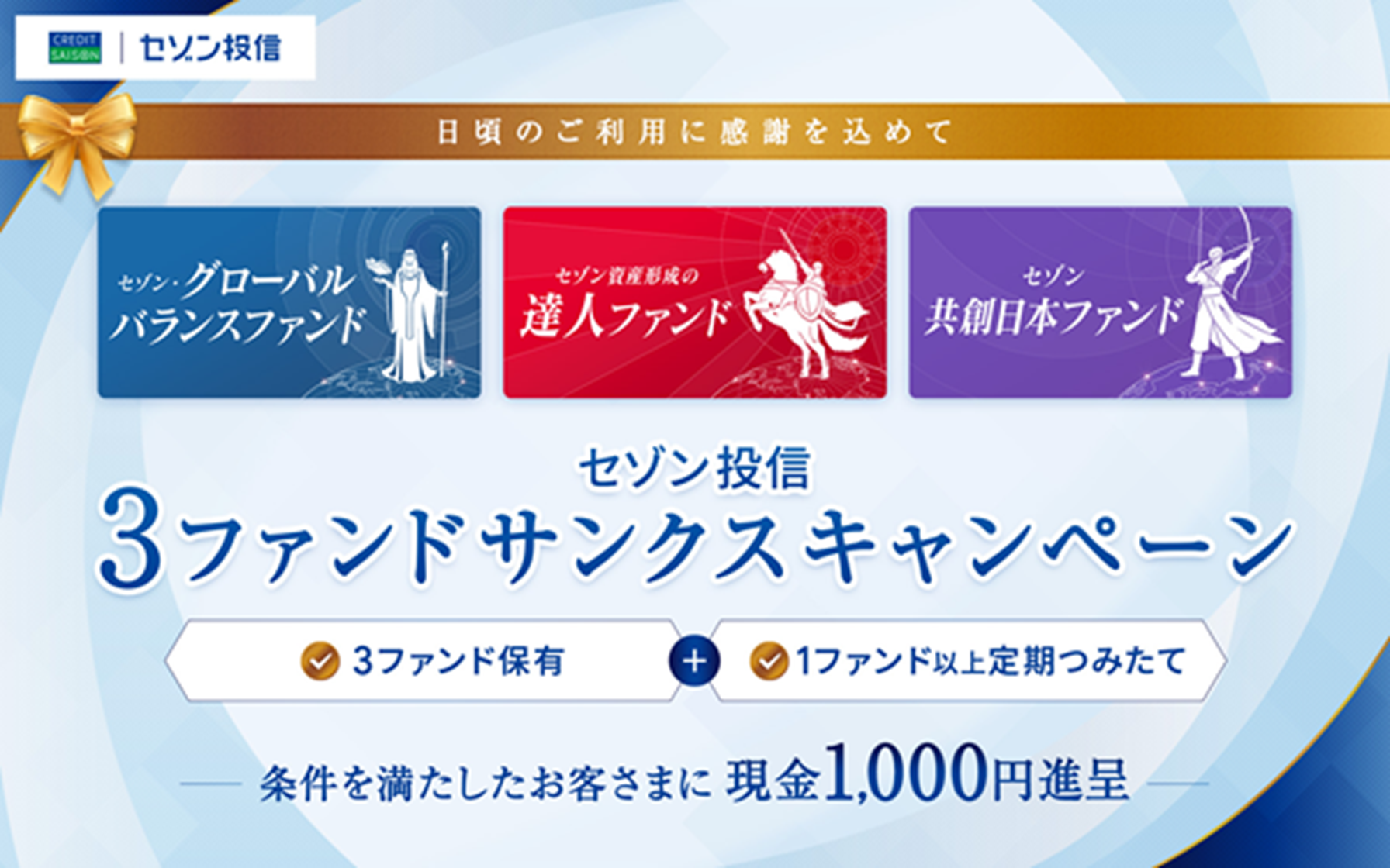 3ファンドキャンペーン
