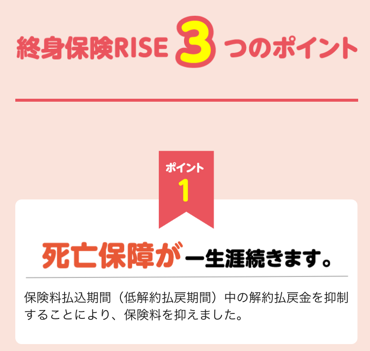 終身保険ライズ[オリックス生命保険]｜セゾンの保険シリーズ｜セゾン